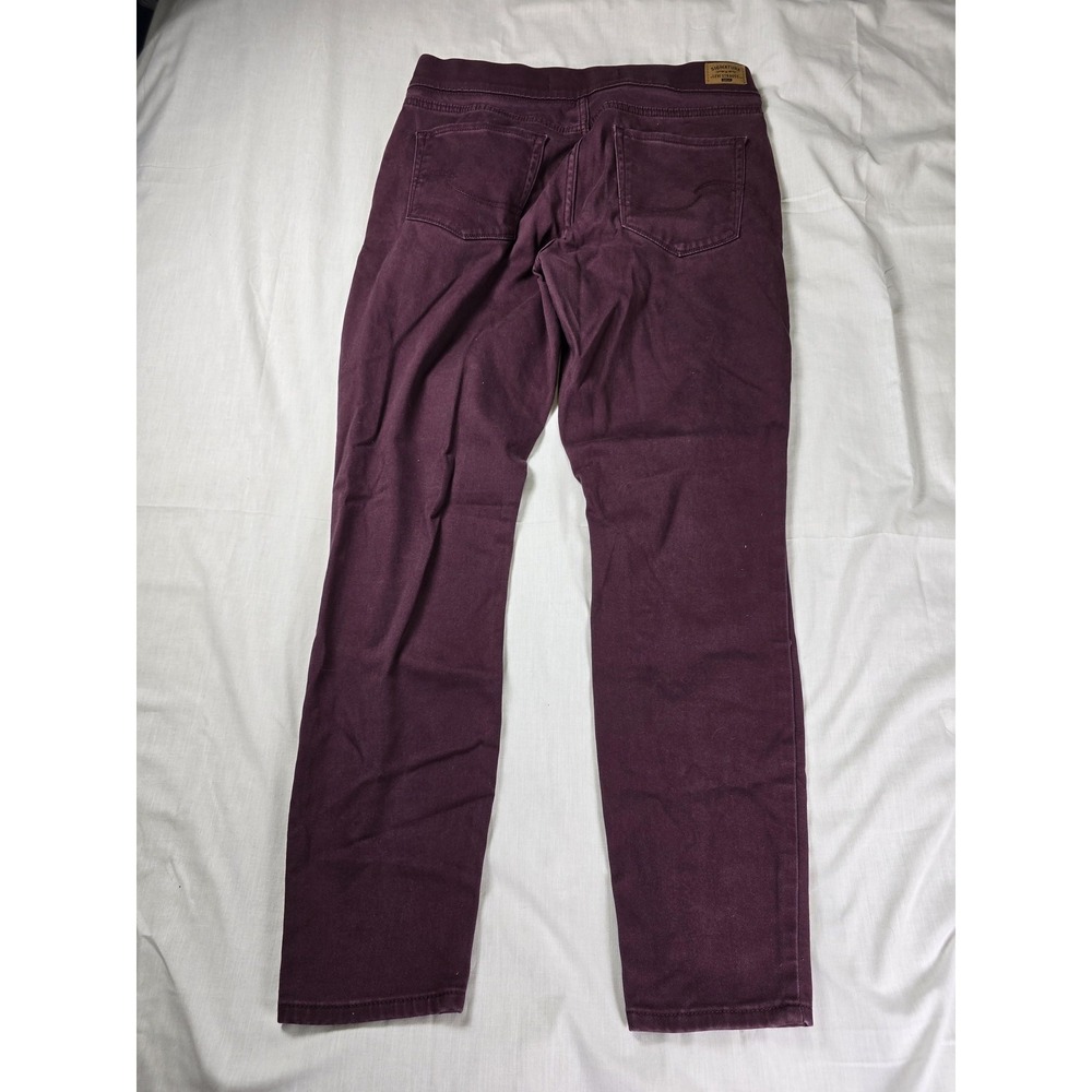 Levi's Signature Gold‎ Jeans Womens 12M Purple Totally Shaping Pull-On Skinny - Picture 12 of 12